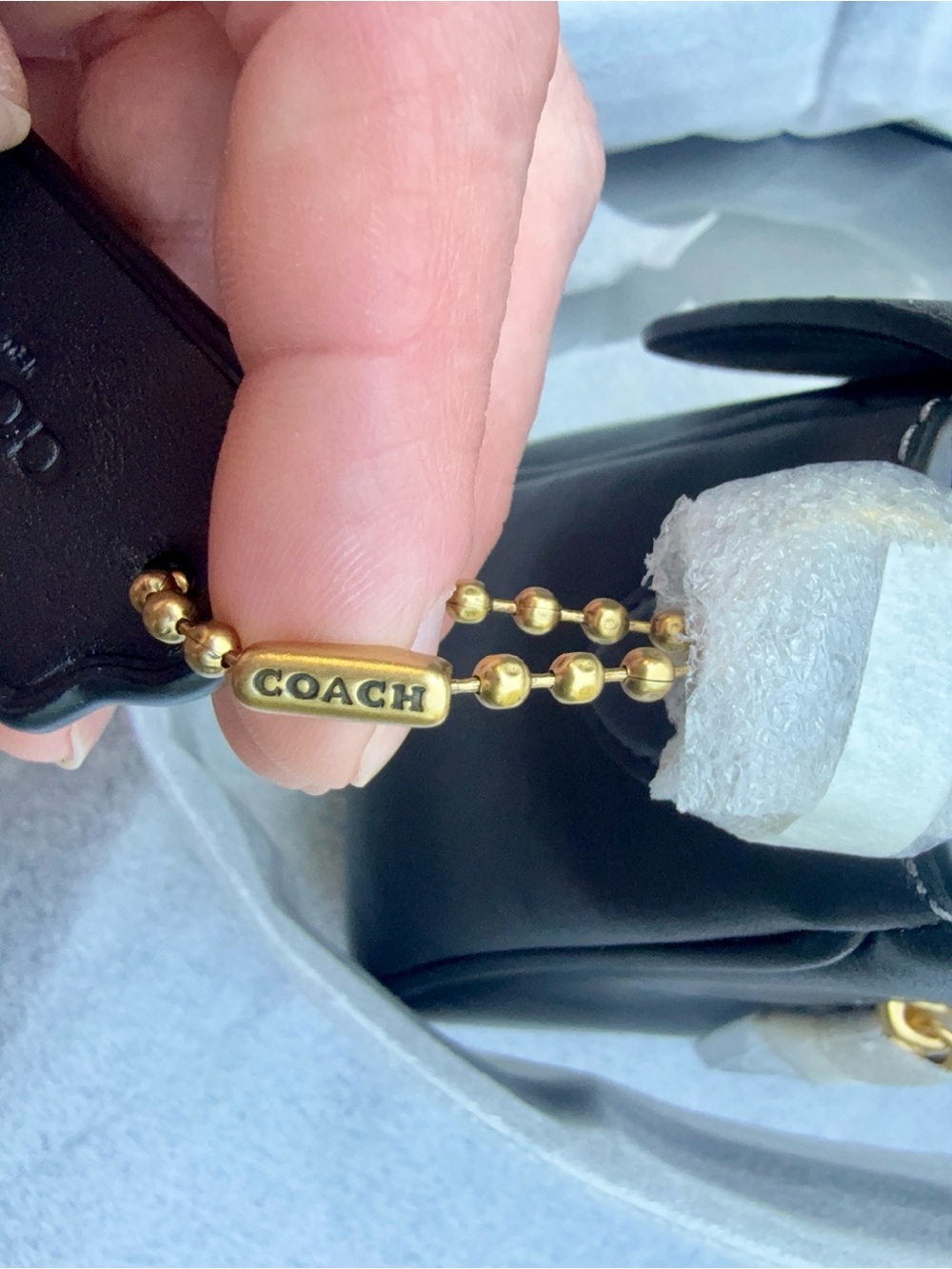 Coach Tabby Black soft Leather Shoulder Bag - Picture 6 of 16